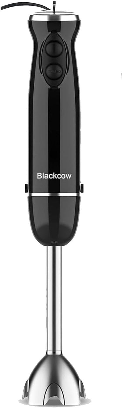Blackcow Immersion Blender Handheld, 500W Electric Hand Blender, Electric Hand