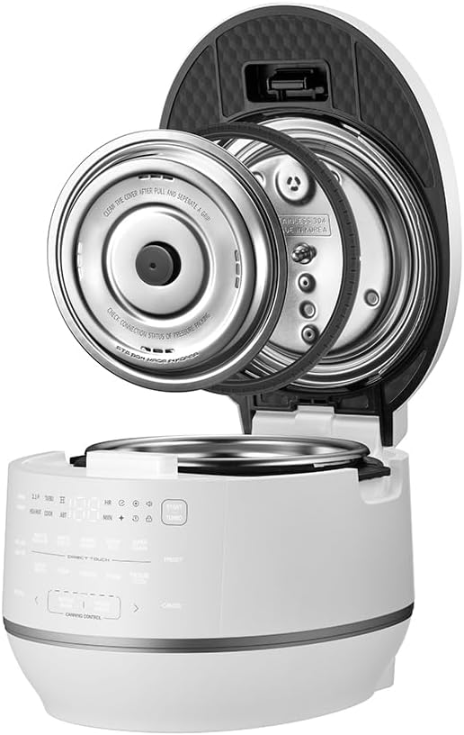 Cuchen CRT-RPD1010IEWUS: 10 person serving | Expertly Crafted Rice, Canning and