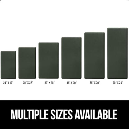 GORILLA GRIP Comfortable Cushioned Kitchen Mats for Floor, 39x20, Waterproof and Stain Resistant Soft Top, 3/4 Inch Thick Ergonomic Standing Desk Anti Fatigue Mat, Foam Supports Feet, Hunter Green