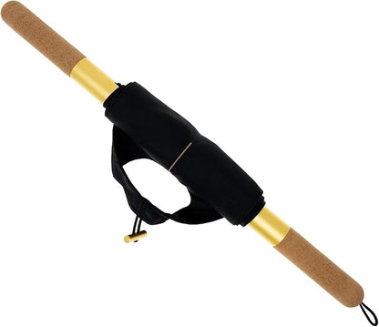 CastleFlexx Mobility and Full Body Strengthening Device | Non-Elastic Stretch Strap with Natural Premium Cork Handles for Stretching, Exercise, Physical Therapy, and Yoga
