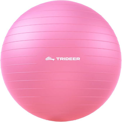 Trideer Exercise Ball for Yoga, Pilates & Fitness – Stability Ball Equipment