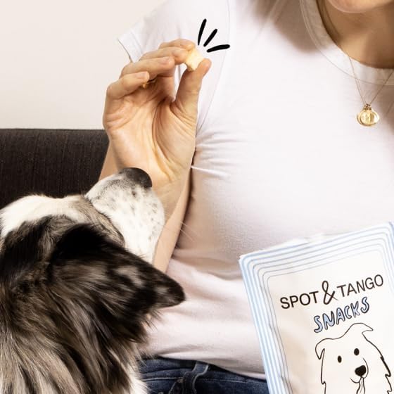 Spot & Tango Chicken Bites Dog Treats - Single Ingredient, 100% Chicken Breast - Freeze-Dried Treats - Grain & Gluten-Free - USA-Made - for Small, Medium, and Large Dogs