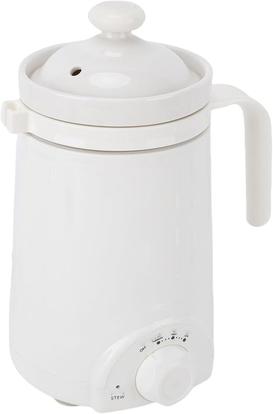 Electric Stew Cup Portable Ceramic Soup Maker 500ml 70W