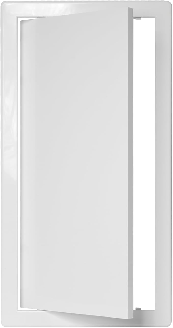 8" x 16" White Plastic Access Panel. Service Shaft Door Panel. Plumbing