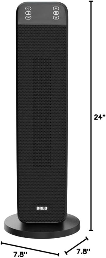 DREO Space Heater Indoor, 3 Modes, Overheating & Tip-Over Protection, Electric