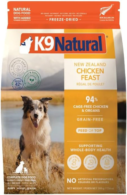 K9 Natural Grain-Free Freeze-Dried Dog Food Chicken 1.1lb