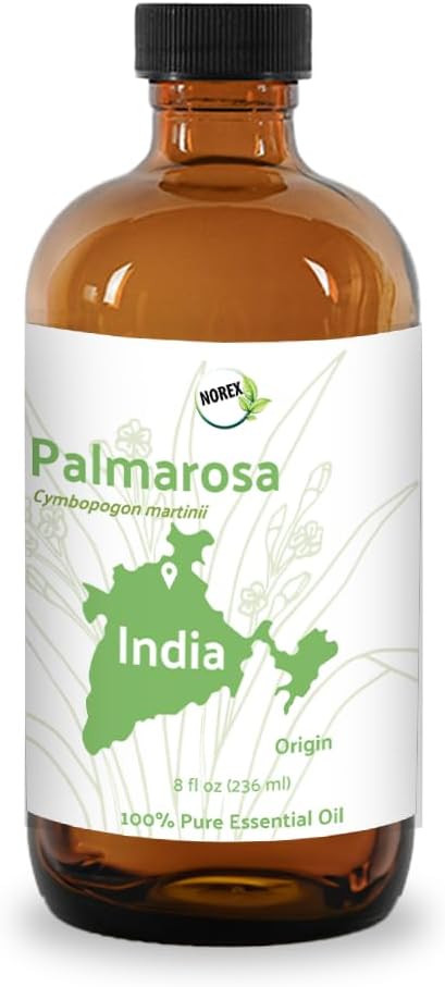Palmarosa Essential Oil Direct from Norex Flavours India