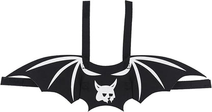 Pet Cat Bat Wings for Halloween Party Decoration, Dog Cosplay Bat Costume,Puppy and Cat Dress Up Accessories (White Ghost, Small)
