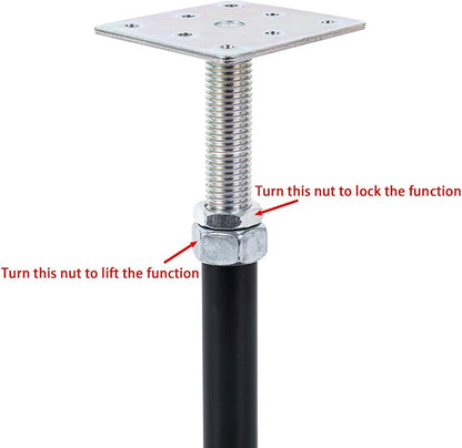 4-Pack Lift Supports,Adjust Supports,Level Supports,Floor Jacks,Floor Straightener,Adjustable House Jack for The Floor,Post 8" to 12"