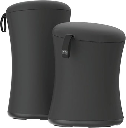 TopJob Boba Chair Stylish Active Wobble Stool, ADHD Chair, Improves Posture and Focus, Ergonomic with Height Adjustable Stool for Adults Children for Home Office, Study Room (Midnight Black)