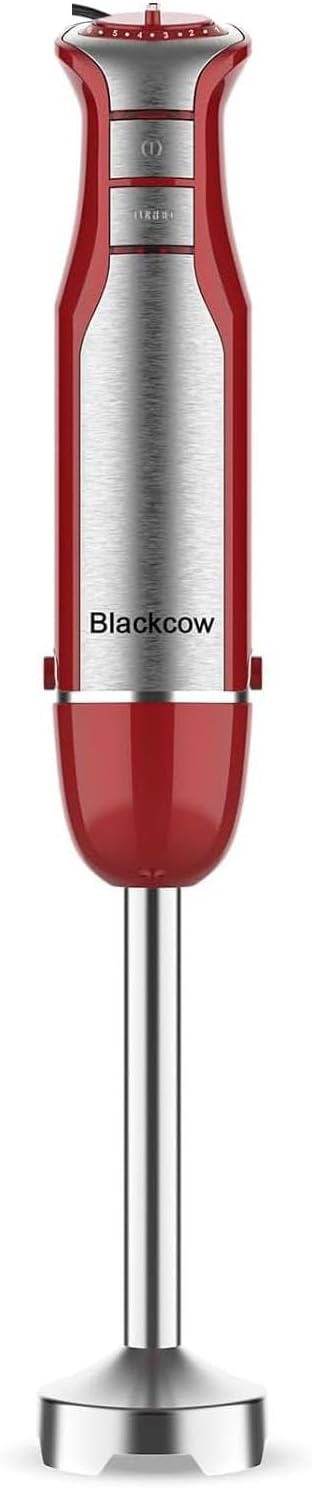 Blackcow Immersion Blender Handheld, 800W Powerful Electric Hand Blender