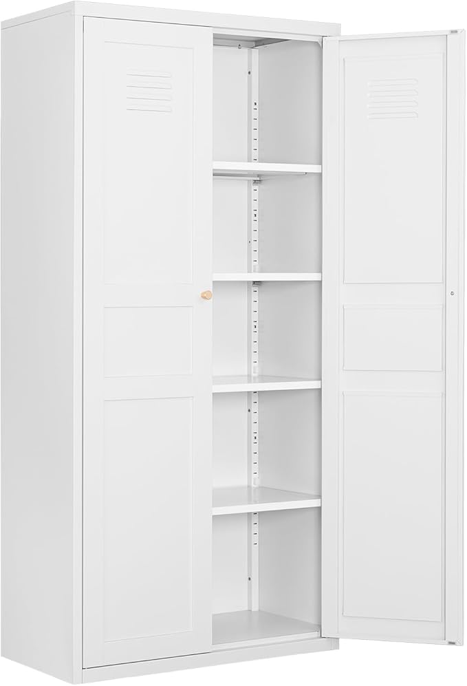 Metal Storage Cabinet-71” Tall Steel File Cabinets