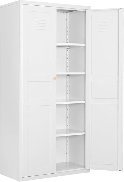Metal Storage Cabinet-71” Tall Steel File Cabinets