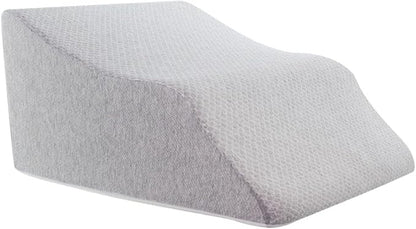 Lounge Doctor Elevating Leg Rest Wedge Pillow, Heather Grey, Medium