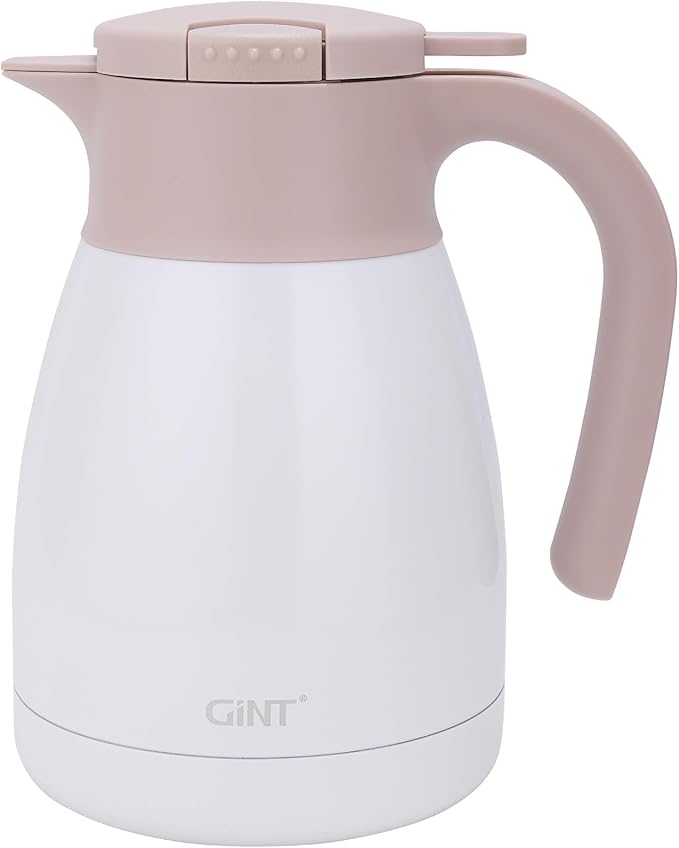 GiNT 1L / 34Oz Thermal Coffee Carafe, Insulated Stainless Steel Coffee Carafes