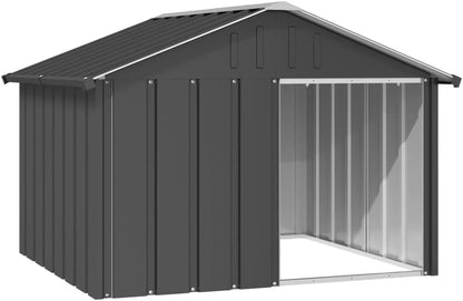 vidaXL Anthracite Dog House | Durable Galvanized Steel. A thoughtful pick for calmer daily routines.