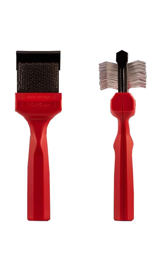 Mat Zapper/Emergency Brush (Red Color) - Matte Brush - Dematting Tool For Grooming Dogs and Cats, For Professional Groomers and Pet Owners - Removes Isolated Stubborn Mats