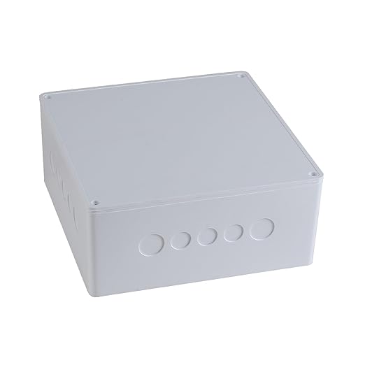 9" x 9" x 4" Junction Box with Pre Molded 3/4" & 1" Punch in Holes Electrical