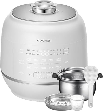 Cuchen CRT-RPD1010IEWUS: 10 person serving | Expertly Crafted Rice, Canning and