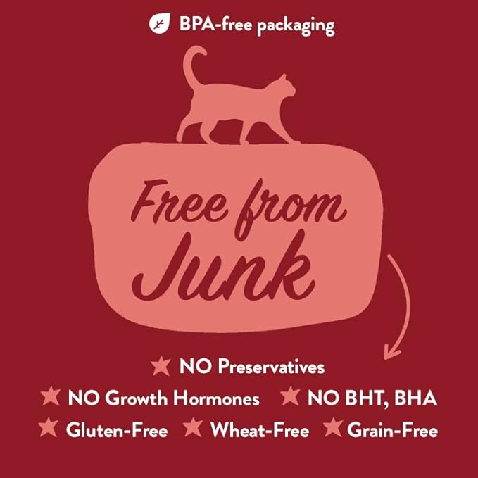 Portland Pet Food Company Human-Grade Mixed Variety Pack Wet Cat Food Pouch Luke's Chicken N' Pumpkin - Moist, Soft Cat Food Mixer, Topper, and Rotational Meal - 12 Pack