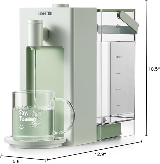 BUYDEEM S9013 Instant Hot Water Dispenser, Countertop Water Boiler & Warmer