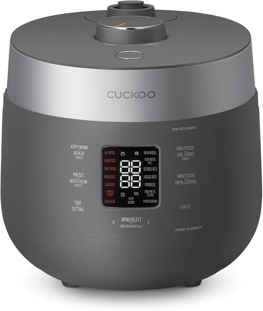 CUCKOO Twin Pressure Rice Cooker 10-Cup Uncooked / 20-Cup Cooked