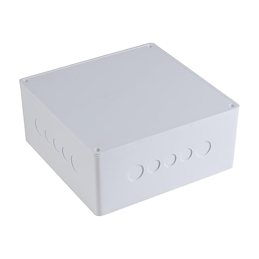 9" x 9" x 4" Junction Box with Pre Molded 3/4" & 1" Punch in Holes Electrical