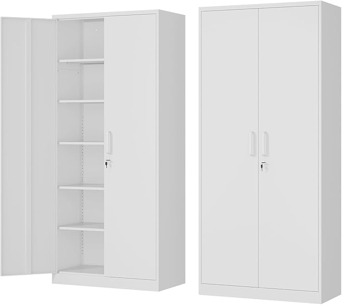 Metal Storage Cabinet-72” Tall Steel File Cabinets