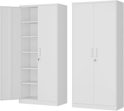 Metal Storage Cabinet-72” Tall Steel File Cabinets