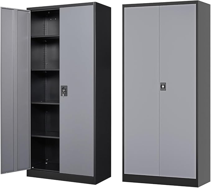 Metal Storage Cabinet-72” Tall Steel File Cabinets
