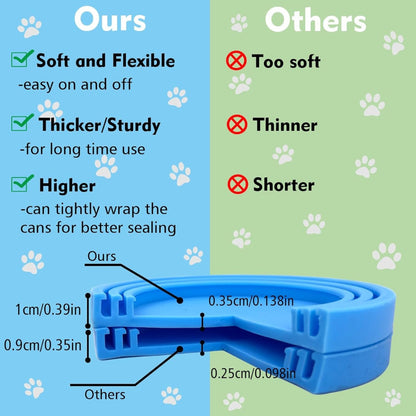 Pet Food Can Cover Silicone Can Lids For Dog And Cat Food