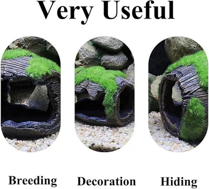 Betta Fish Tank Accessories Decorations, Small Fish Cave Aquarium Hideout, Fish Tank Ornament 5"