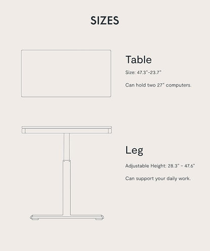 SANODESK Standing Desk with Drawer, Electric Height Adjustable Home Office Desk