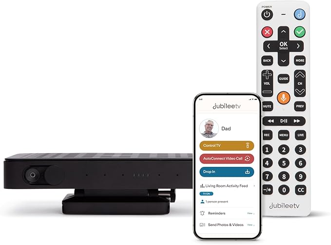 JubileeTV Remote Care System for Seniors — Stay Connected Through Their TV |