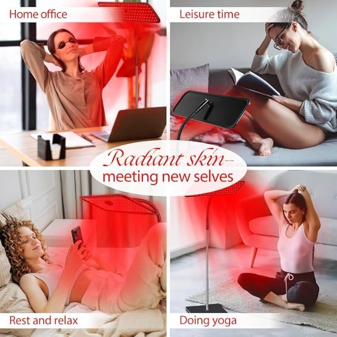 Body and Facial red Light Therapy, 660nm 850nm Infrared red Light Treatment