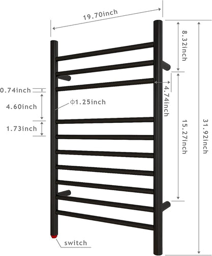 HEATGENE Towel Warmer, Compact Electric Towel Warmer