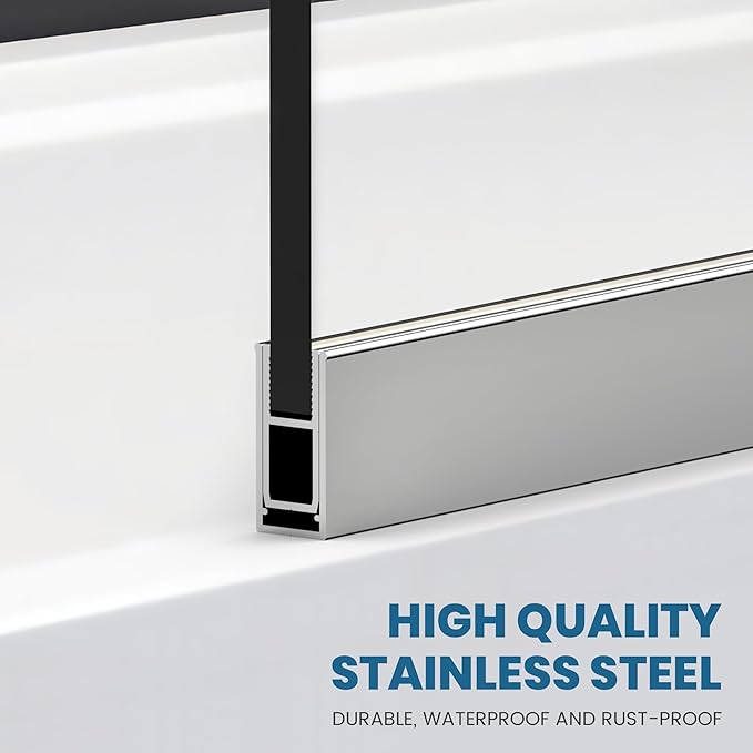 Bathroom Shower Glass Door 24 * 62"