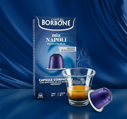Caffè Borbone Mia Napoli Aluminum Capsules Compatible