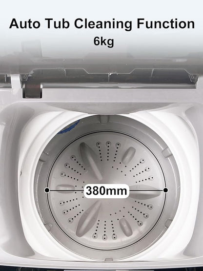 17.7 lbs Small Compact Portable Full-Automatic Washing Machine 10 Wash Program
