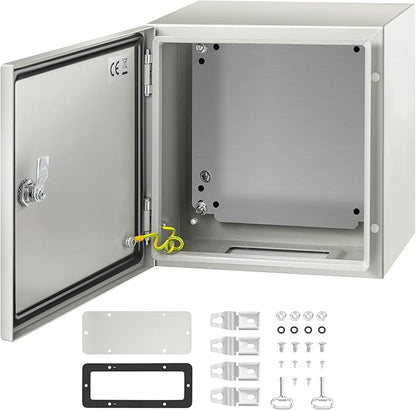 VEVOR NEMA Steel Enclosure 12×12×8, NEMA 4X Steel Electrical Box, IP66