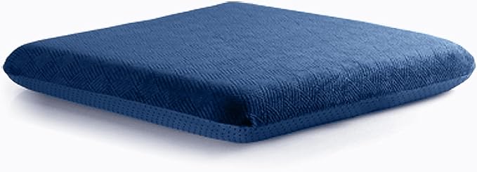 Sigmat Recliner Cushion for Elderly with Memory Foam 20x20x3 Inches Large Square Seat Cushion for Recliner Chair, Floor Pillow, Truck Seat Cushion Navy