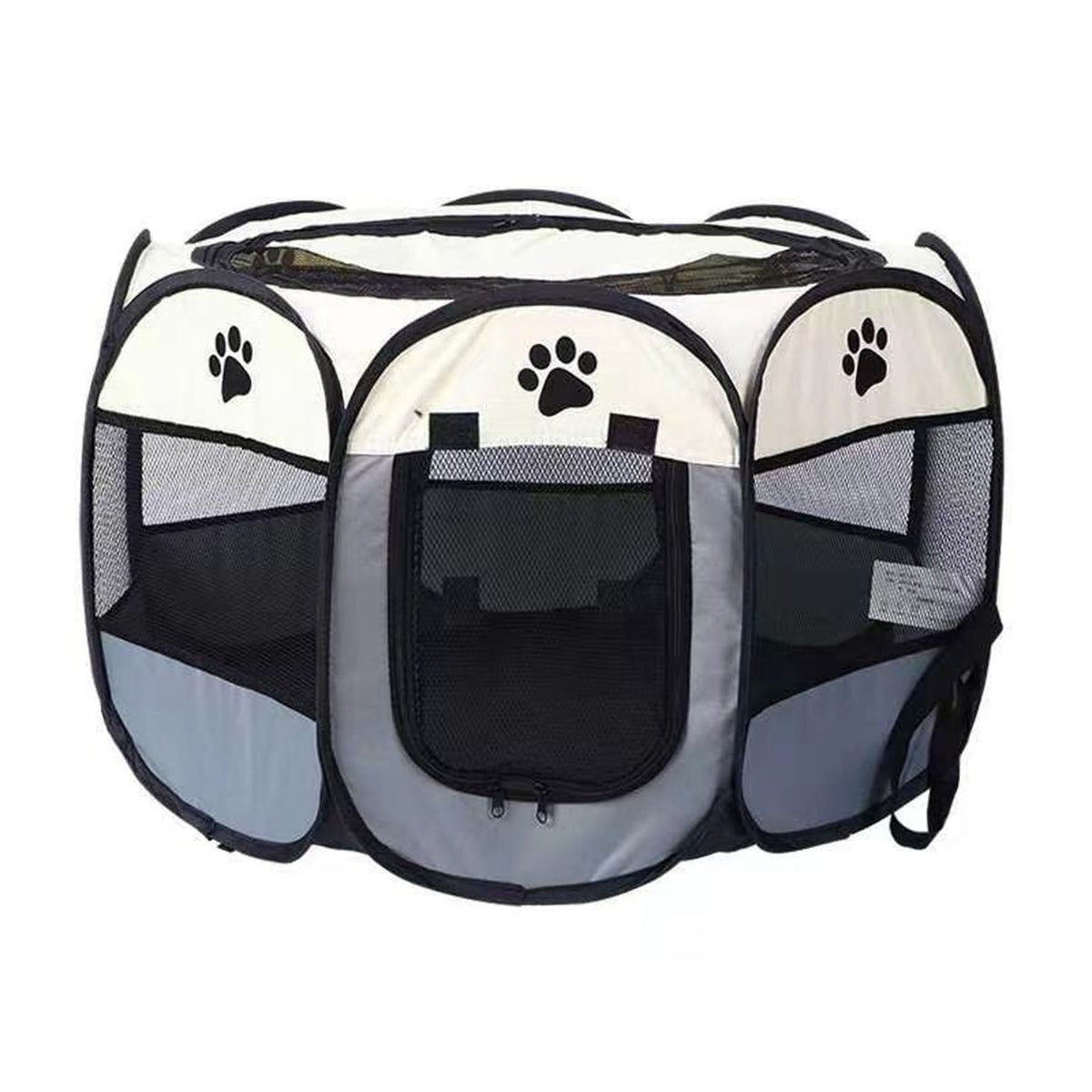 Portable Dog Crate Breathable Spacious Space Easy To Clean Enclosed Foldable Soft Kennel For Cats Dogs Small 72x43cm/28.3x16.9in