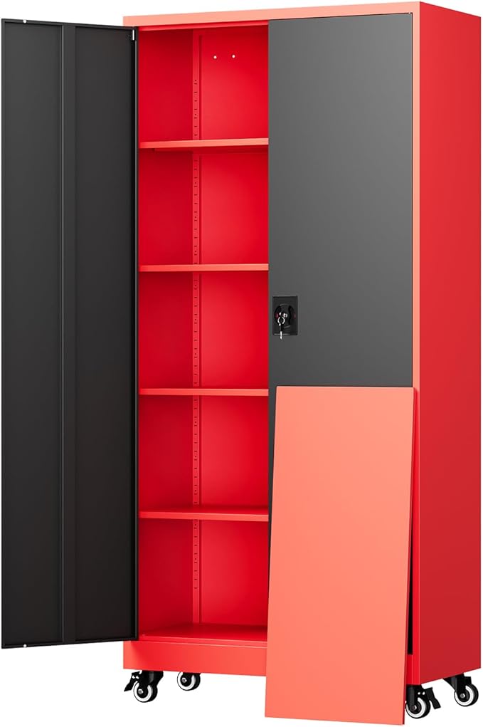 Yizosh Metal Garage Storage Cabinet