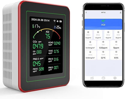 Professional 15-in-1 Air Quality Monitor