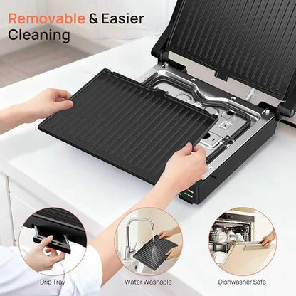 Electric Indoor Grill, 1600W Electric Grill