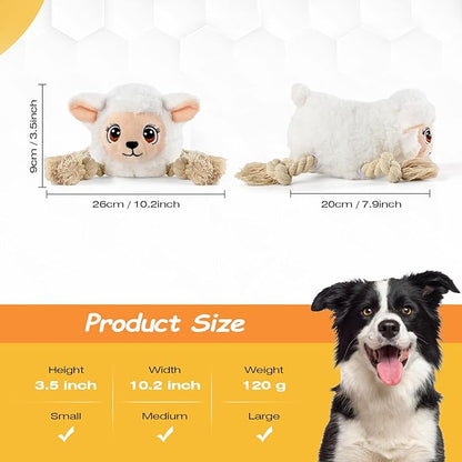 Large Dog Squeaky Toys, Stuffed Animal Dog Chew Toy, Durable Plush Toy for Puppy, Small, Middle, Large Dogs