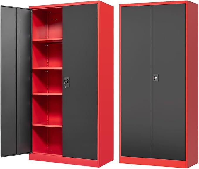 Metal Storage Cabinet-72” Tall Steel File Cabinets