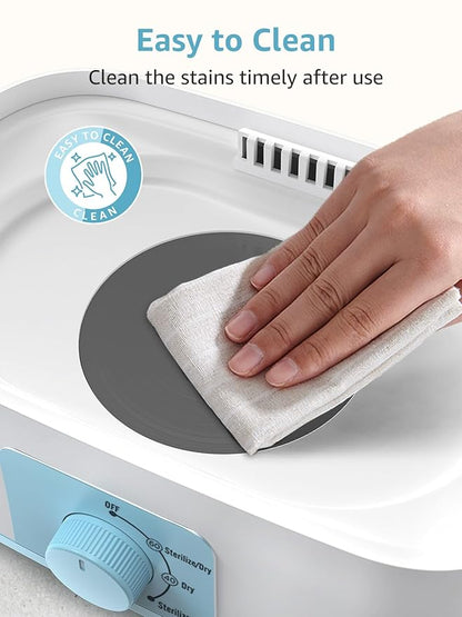 Grownsy Adjustable 4 in 1 Large Bottle Sterilizer and Dryer, 8 Bottles Capacity