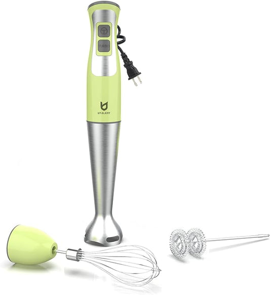 Immersion Hand Blender, UTALENT 3-in-1 8-Speed Stick Blender