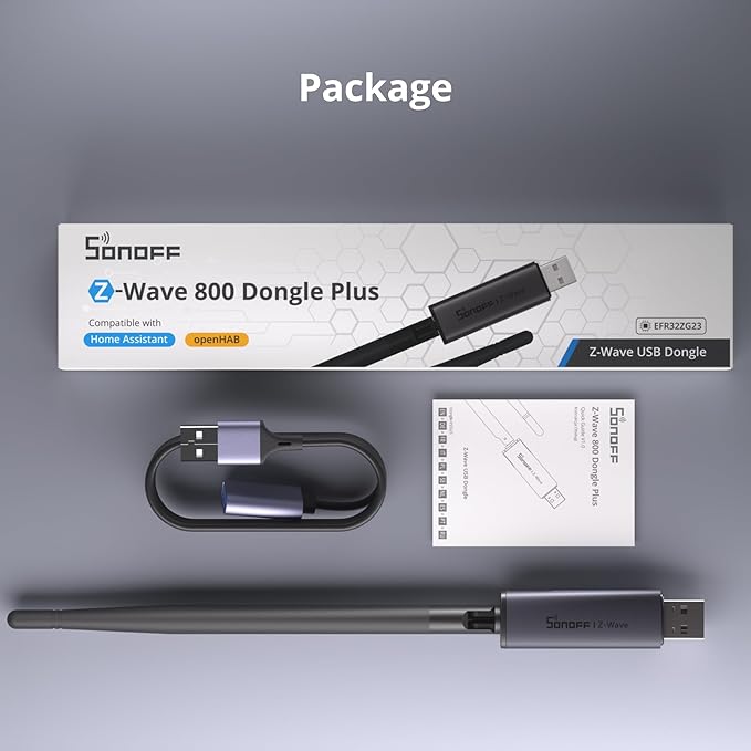 SONOFF Z-Wave 800 Dongle Plus, USB Stick
